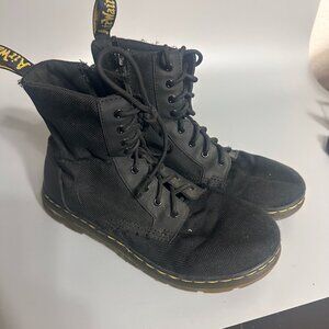 Doc Dr. Martens Combs Boot Black size W 7 M 6 Lace‎ Up Combat Boot AW004 moto